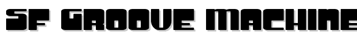SF Groove Machine ExtUpright font
